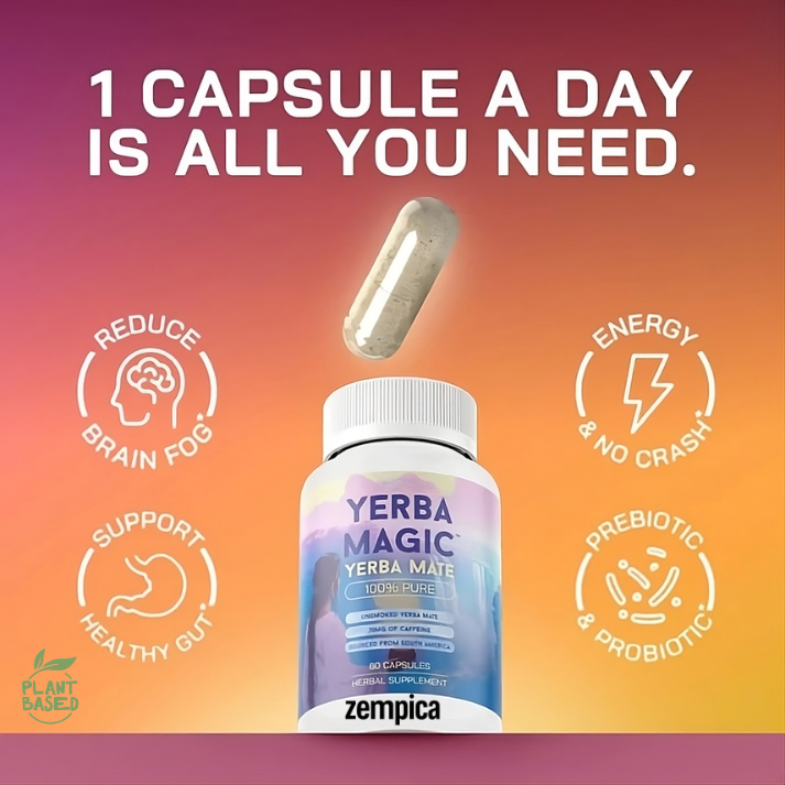 Zempica Yerba Mate Capsules – Natural Performance Booster