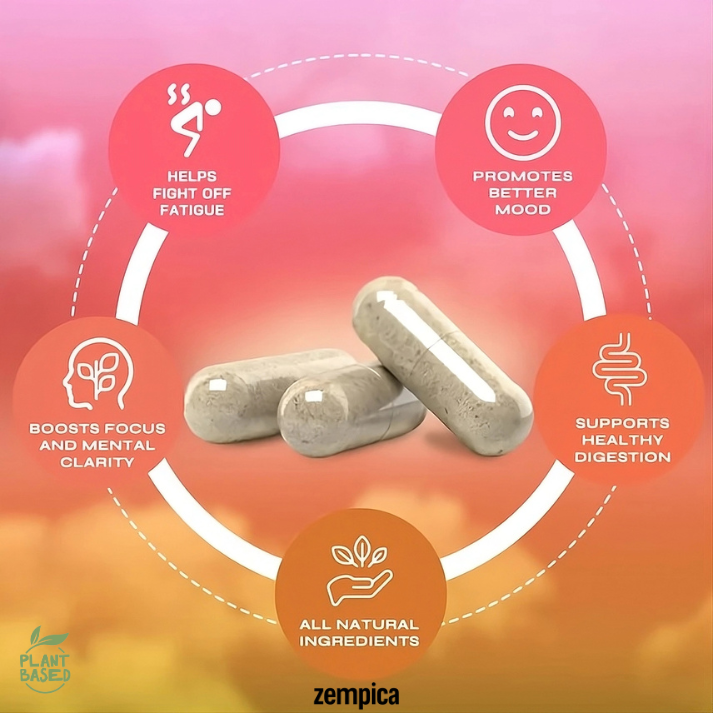 Zempica Yerba Mate Capsules – Natural Performance Booster